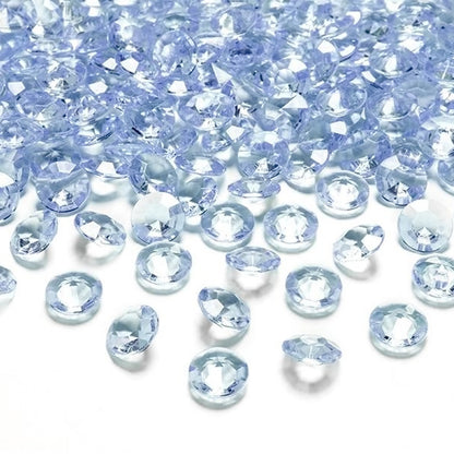 100 Dekosteine Diamant | Ø 12 mm