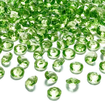 100 Dekosteine Diamant | Ø 12 mm