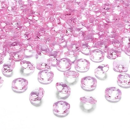 100 Dekosteine Diamant | Ø 12 mm