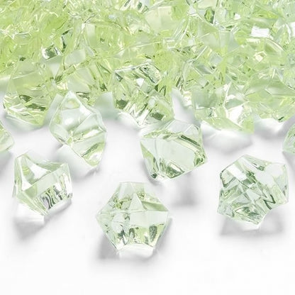 40 Dekosteine Rohkristall/Eis Optik | ca. 2 cm