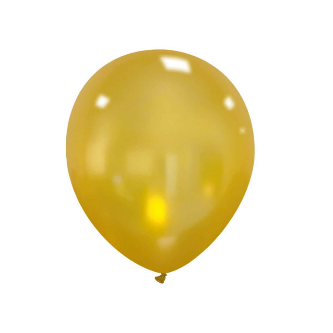 Luftballons Naturlatex | Ø ca. 13 cm - Metallic