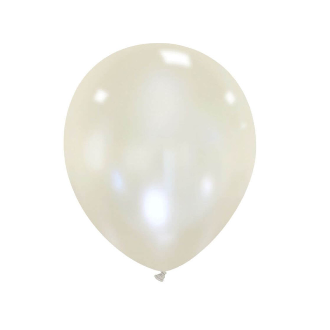 Luftballons Naturlatex | Ø ca. 13 cm - Metallic