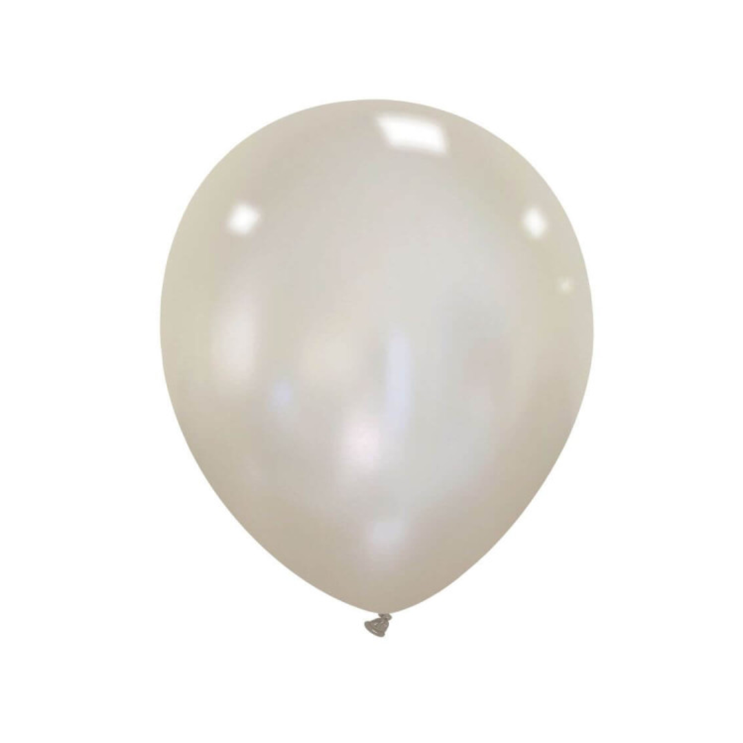 Luftballons Naturlatex | Ø ca. 13 cm - Metallic