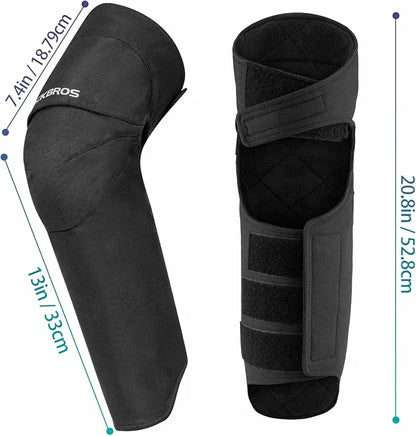 Beinlinge Knieschutz Winter 1 Paar Knieschoner Fleece Winddicht