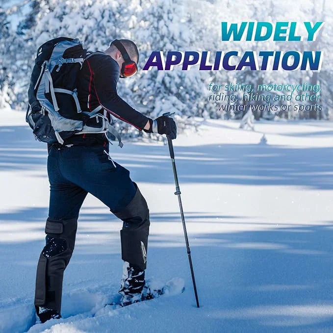 Beinlinge Knieschutz Winter 1 Paar Knieschoner Fleece Winddicht