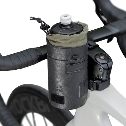 Bikepacking Feedbag Lenkertasche 0,7 L Schwarz-Grün