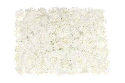 Blumen Wandplatte 40x60cm künstliche Blumen Rosen Hortensien Hochzeit Hintergrund Dekor