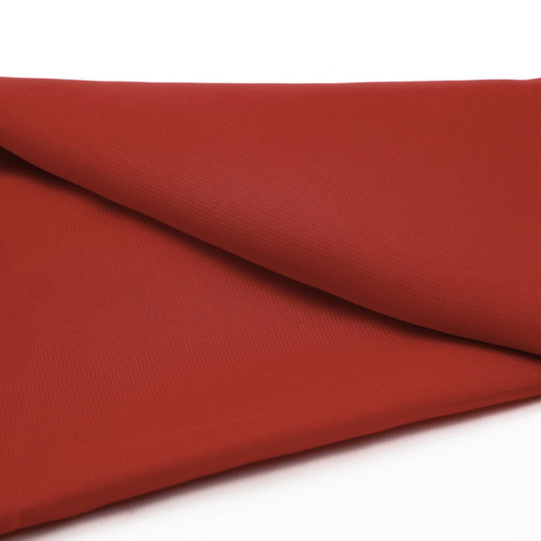 Chiffon dunkelterracotta