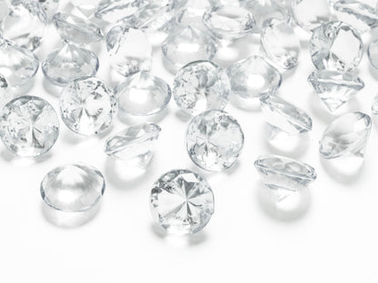 Dekosteine Diamant Ø 20 mm klar