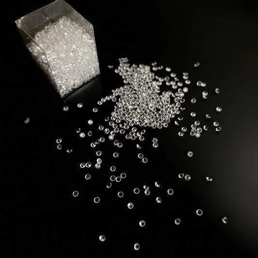 Dekosteine Diamant   Ø 6 mm in Verpackung