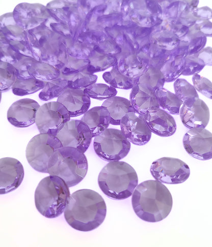 100 Dekosteine Diamant | Ø 12 mm