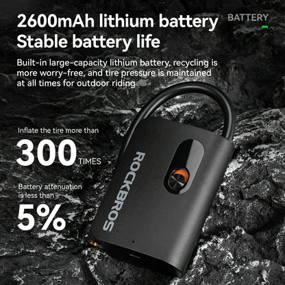 Elektrische Fahrradpumpe 70 PSI  L1