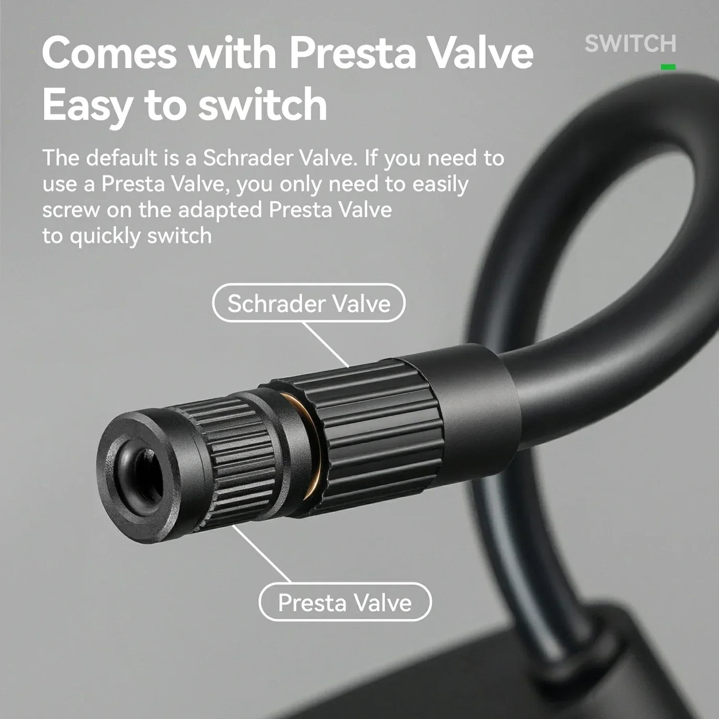 Elektrische Fahrradpumpe 70 PSI  L1