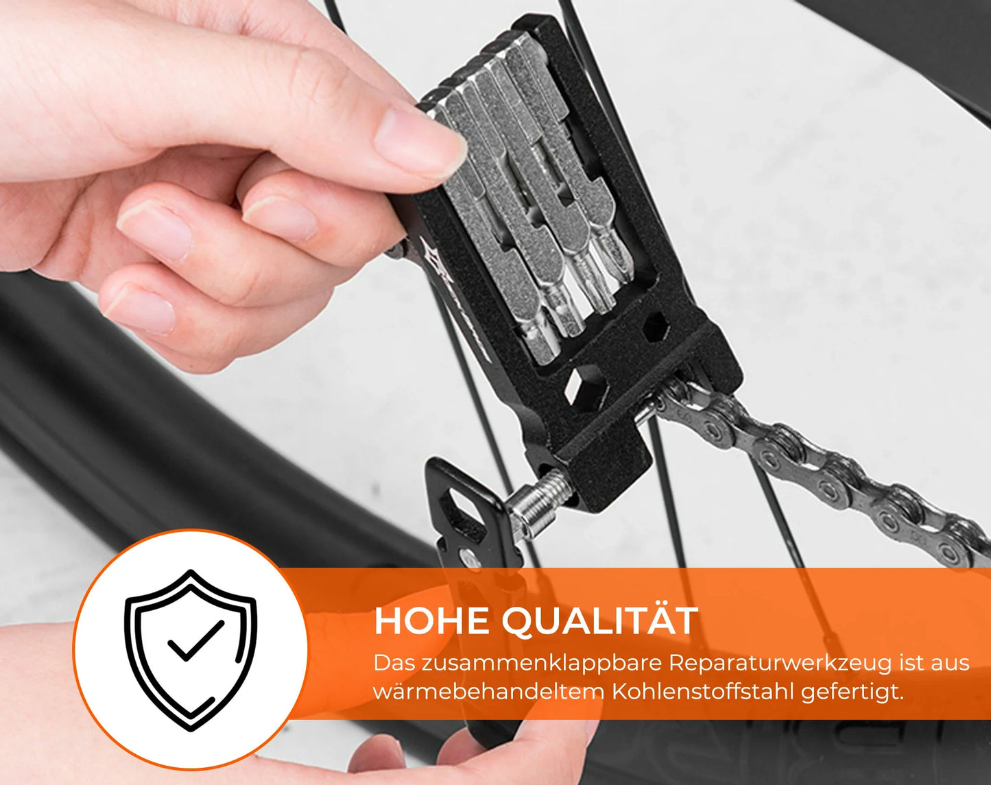 Fahrrad Multifunktionswerkzeug 20-in-1 Multitools Faltbare Reparatur Werkzeug Set aus Edelstahl