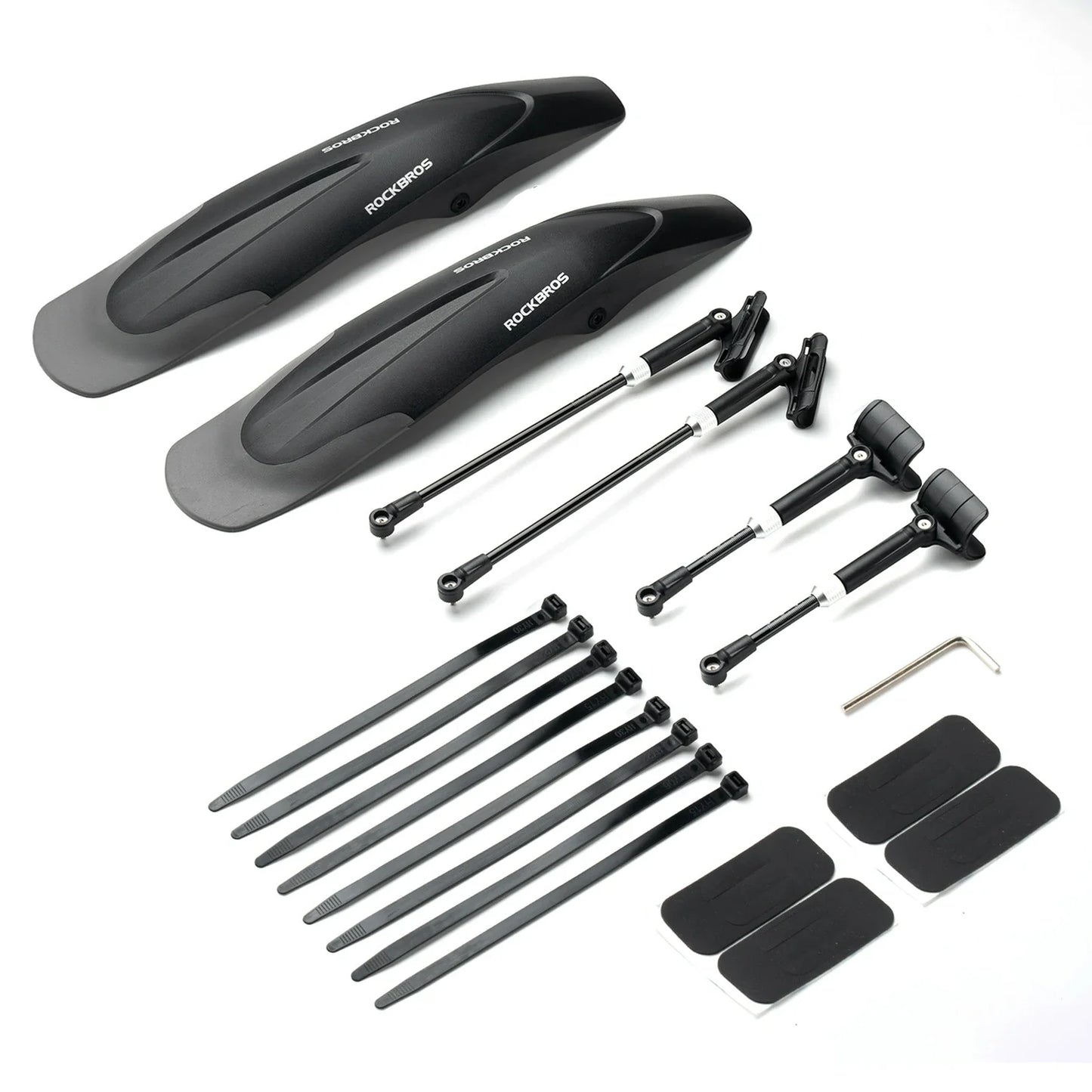 Fahrrad Schutzbleche Set Vorne/Hinten Verstellbare Flexible 26-29 zoll