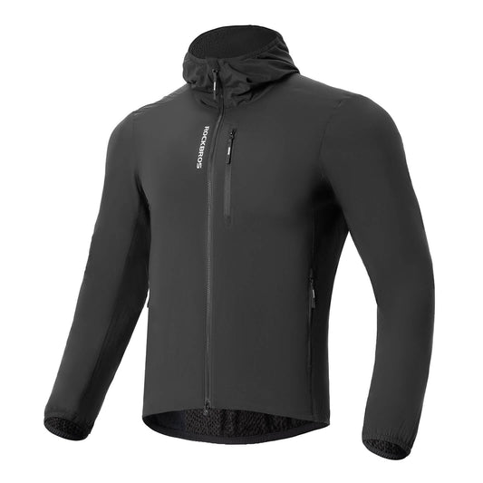 Fahrradjacke Herren Warm Winddicht Wasserabweisend Mit Fleece Reflektierend