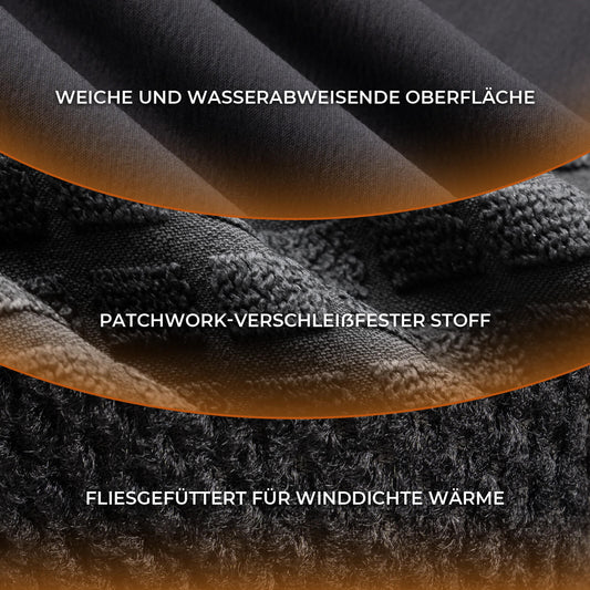 Fahrradjacke Herren Warm Winddicht Wasserabweisend Mit Fleece Reflektierend