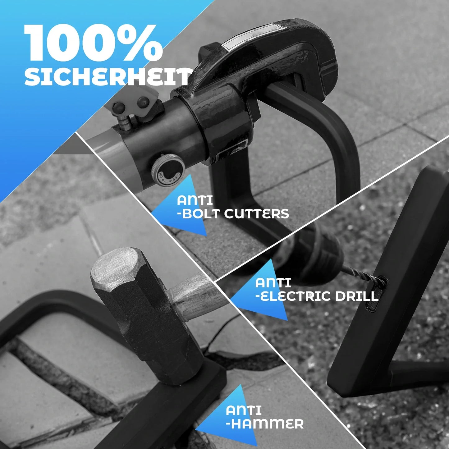 Fahrradschloss Hohe Sicherheit 14 mm Bügelschloss