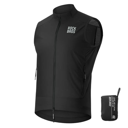 Fahrradweste Winddicht Leicht Atmungsaktiv Schnelltrocknend, Faltbar Radweste