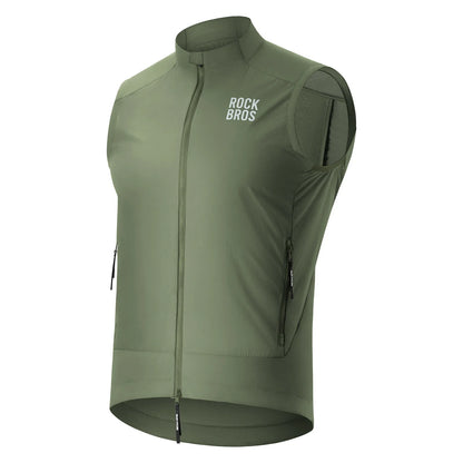 Fahrradweste Winddicht Leicht Atmungsaktiv Schnelltrocknend, Faltbar Radweste