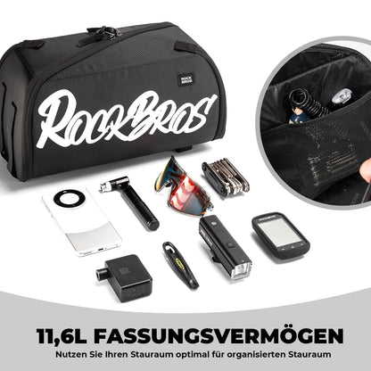 Faltbare Einteiler-Gepäckträgertasche für den Gepäckträger