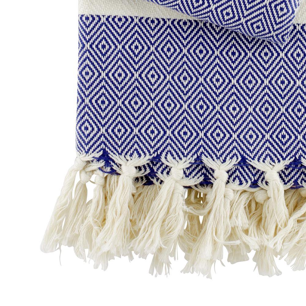 Hamamtuch Charlotte dunkelblau - handgewebt