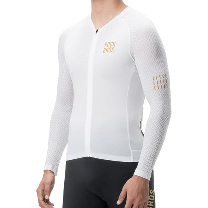 Herren Langarm-Radtrikot Atmungsaktiv Reflektierend mit 3D-Schnitt