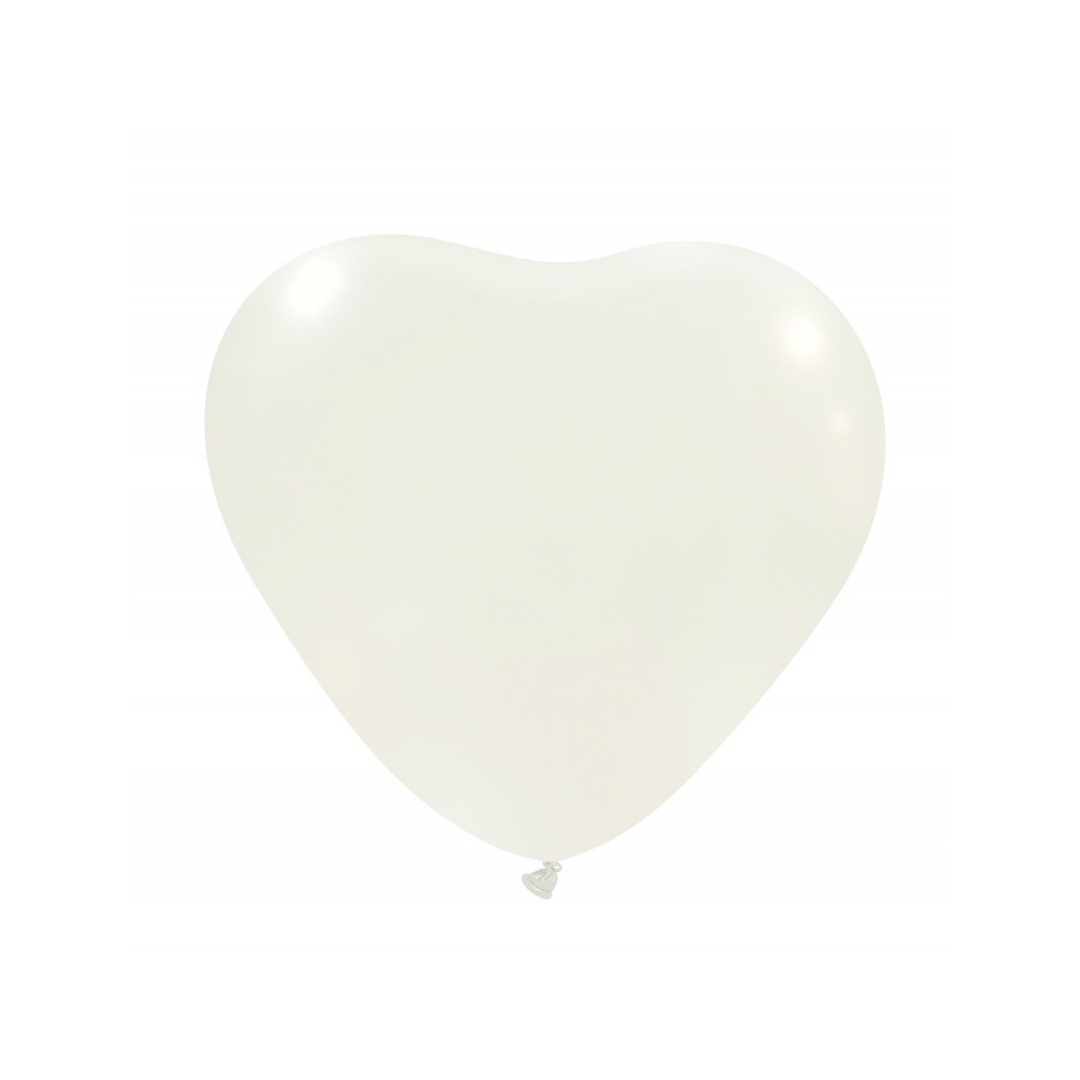 Herzluftballons Naturlatex | 5 Zoll - Metallic