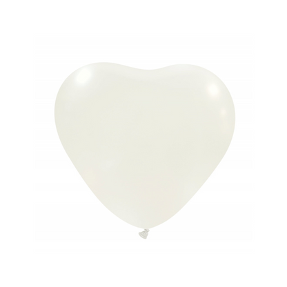 Herzluftballons Naturlatex | 5 Zoll - Metallic
