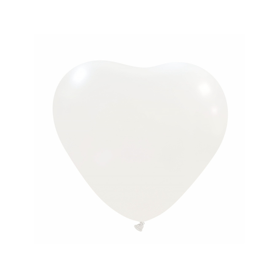 Herzluftballons Naturlatex | 5 Zoll - Metallic