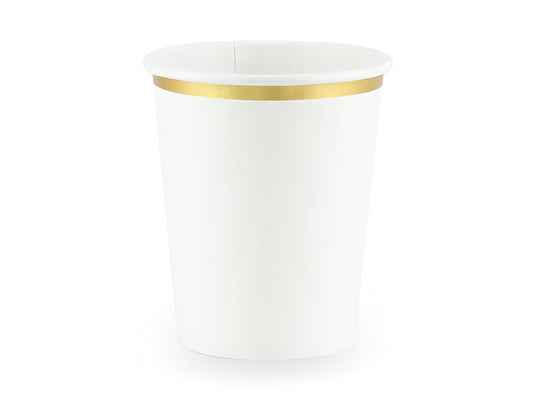 Becher, weiß, 260ml (1 VPE / 6 Stk.)