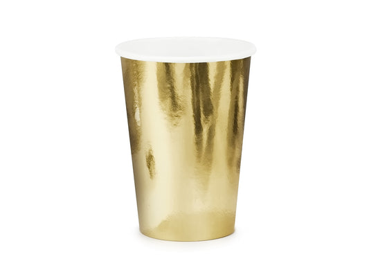 Becher, gold, 220ml (1 VPE / 6 Stk.)