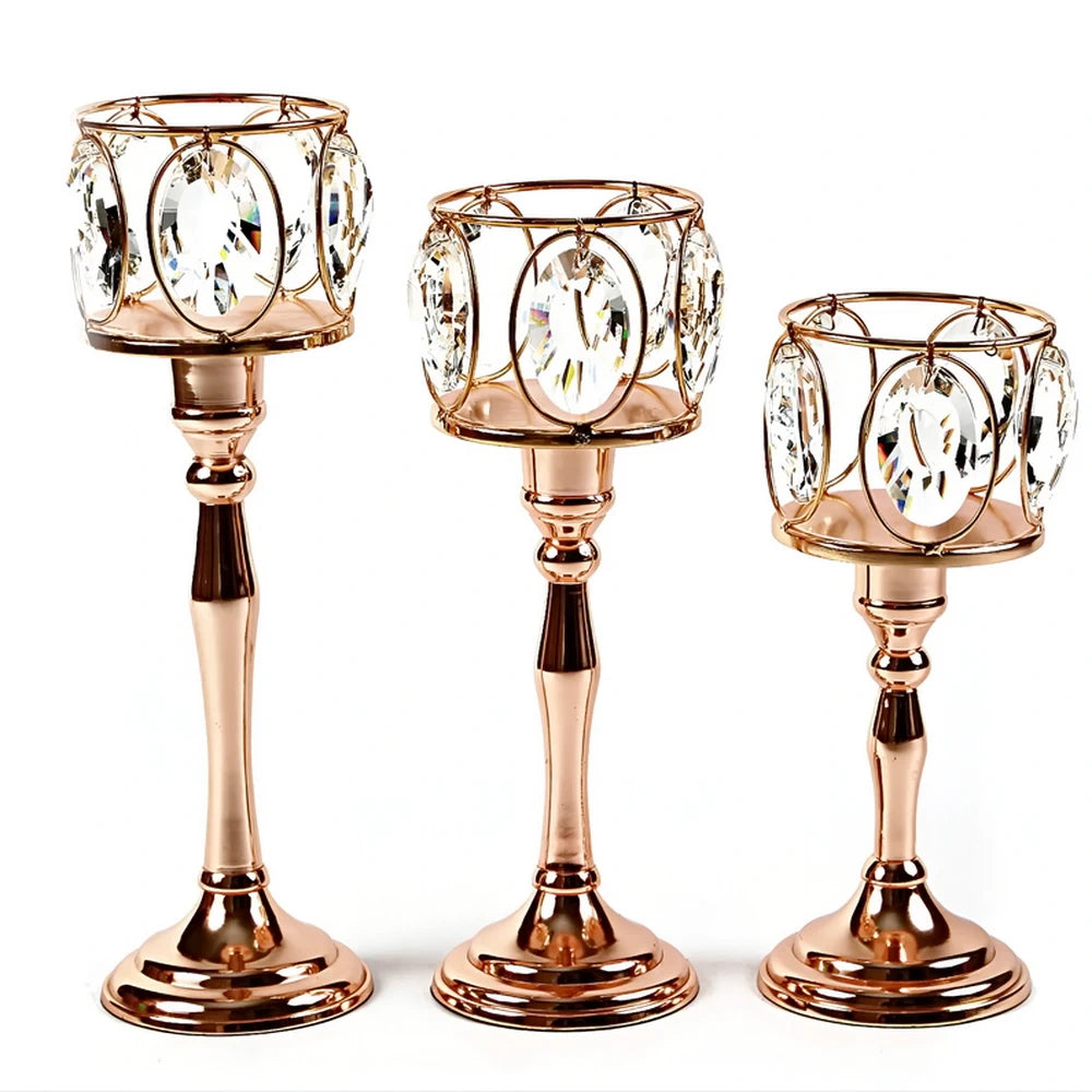 Kerzenständer Chalice 2-in-1 Blumenständer Deko Säule Ständer 3-er Set