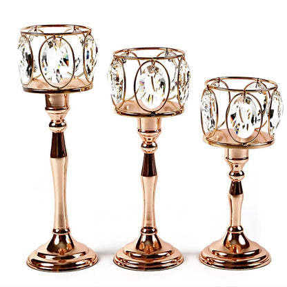 Kerzenständer Chalice 2-in-1 Blumenständer Deko Säule Ständer 3-er Set
