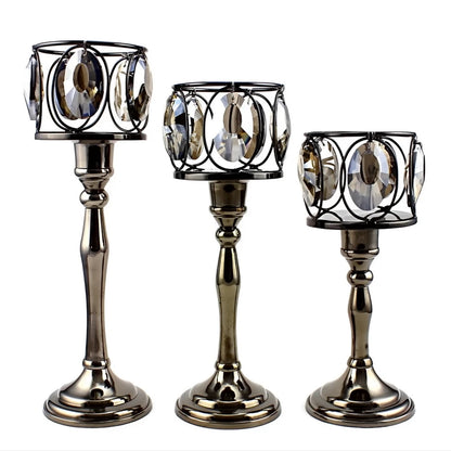 Kerzenständer Chalice 2-in-1 Blumenständer Deko Säule Ständer 3-er Set