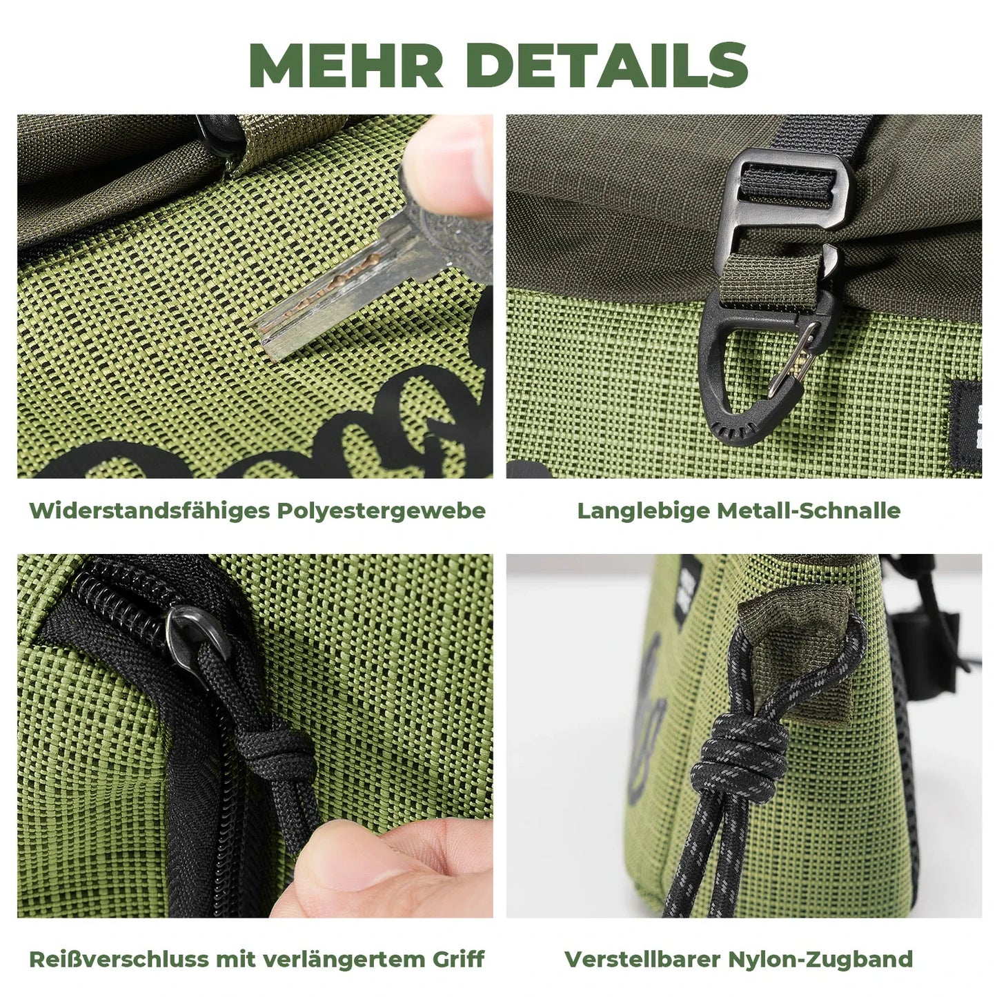 Lenkertasche für Flatrad und Brompton, Fahrrad Tasche Lenker 2,8-4,6 L