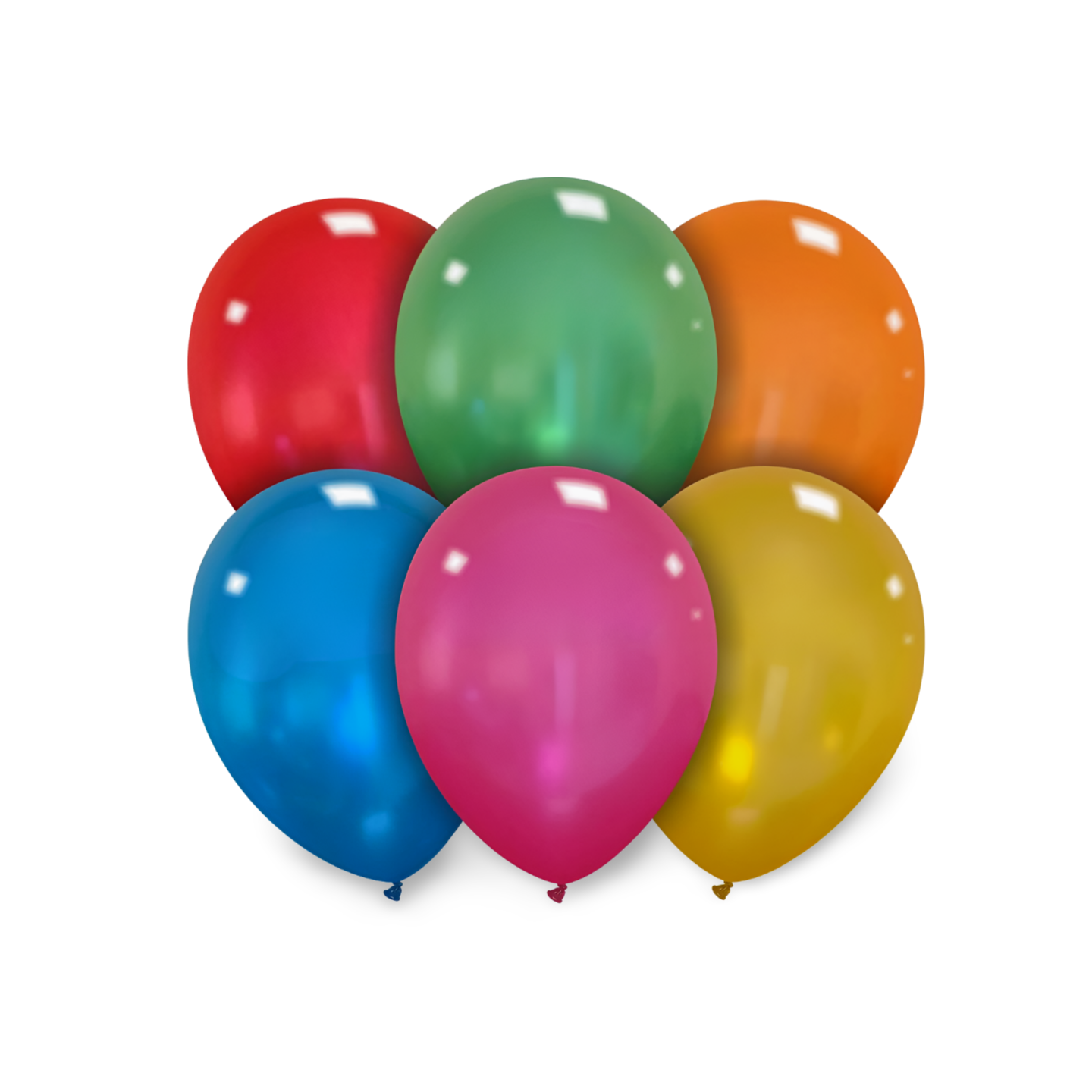 Luftballons Naturlatex | Ø ca. 30 cm- Metallic