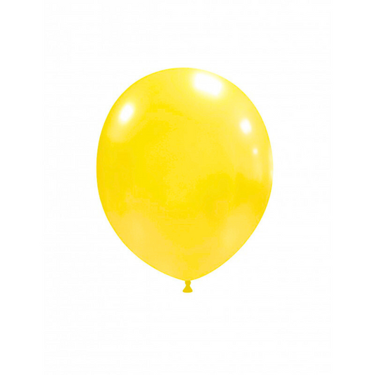 Luftballons Naturlatex | Ø ca. 13 cm - Pastell – Gelb
