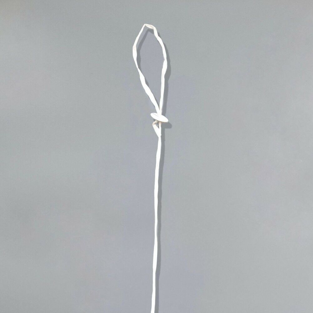 50 Bio Luftballon Verschlüsse  mit Band, Ballonverschlüsse