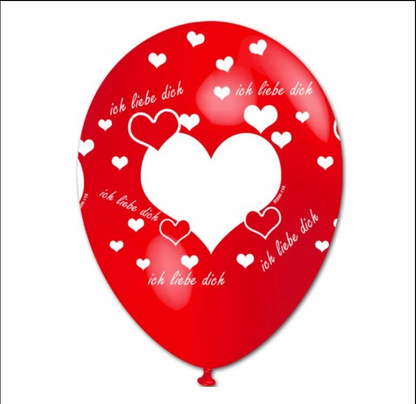 Luftballons Naturlatex | Spruch - Ich liebe dich
