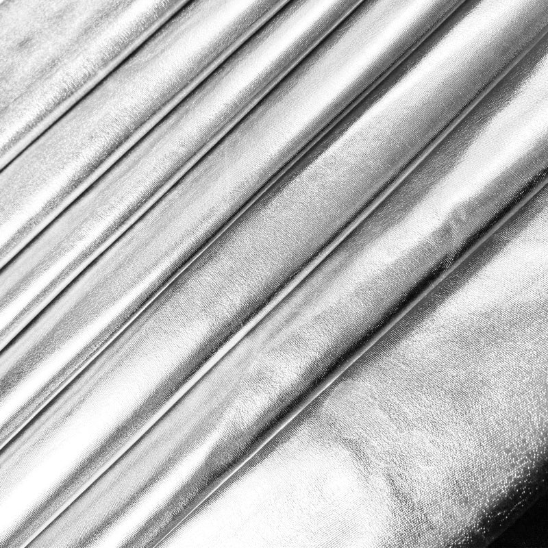 Metallic Stretch Stoff Meterware | Breite ca. 145 cm - einseitig glänzend
