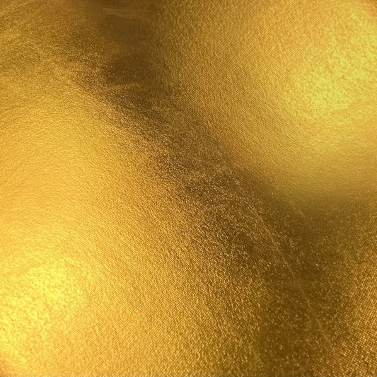 Metallic Stretch Stoff Meterware | Breite 145 cm - einseitig glänzend Gold