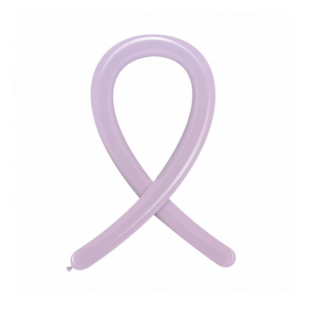 Lila Modellierballon Naturlatex 5cm für Dekoration und Partyspaß, ideal für Ballonfiguren und festliche Anlässe.