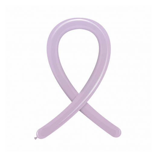 Lila Modellierballon Naturlatex 5cm für Dekoration und Partyspaß, ideal für Ballonfiguren und festliche Anlässe.