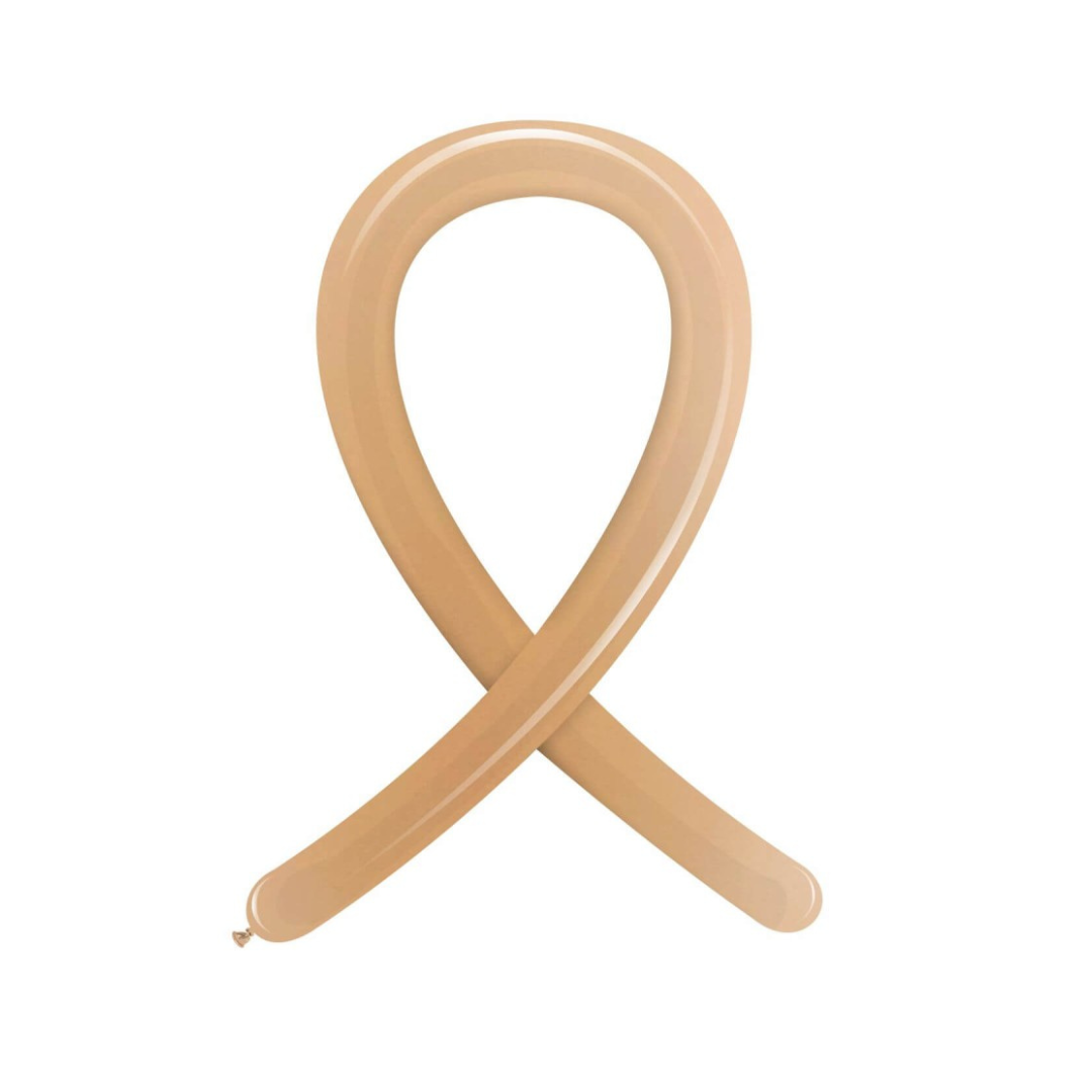 Modellierballons Naturlatex 5cm, luftgefüllter Ballon ideal für Basteln und Dekoration in verschiedenen Farben für Events und Partys.