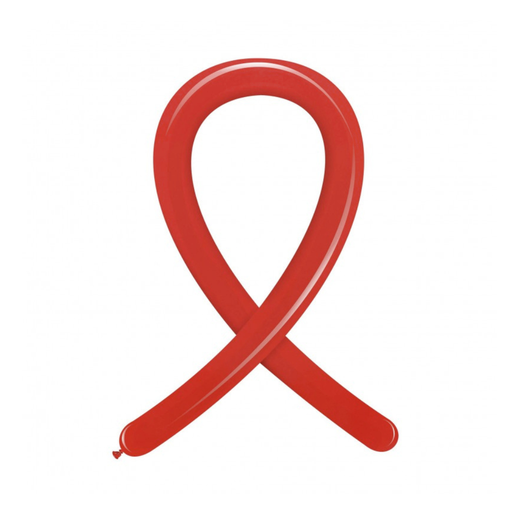 Roter Modellierballon aus Naturlatex, ideal für Feiern, 5 cm, Modellierballons Naturlatex 5cm, Familienfeste, Kindergeburtstage, vielseitig.