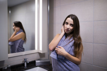 100% Organic Cotton Luxe Towel - Lila Grey