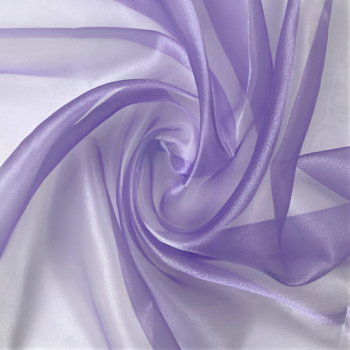 Organza Crystal  Stoff Meterware | Breite 150 cm Flieder