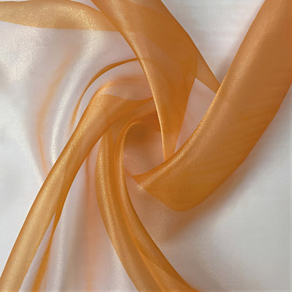 Organza Crystal  Stoff Meterware | Breite 150 cm Orange