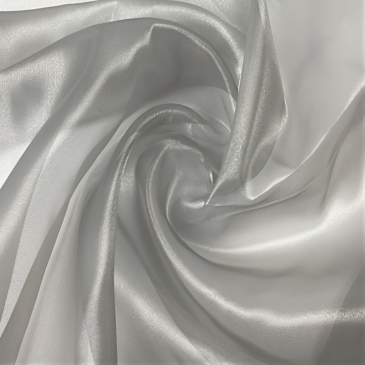 Organza Crystal  Stoff Meterware | Breite 150 cm Silber
